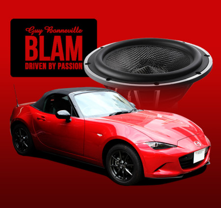 マツダロードスター(ND)のスピーカー交換の様子です
